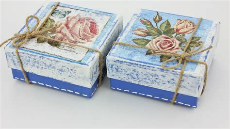 how to decoupage a metal box|can you decoupage on cardboard.